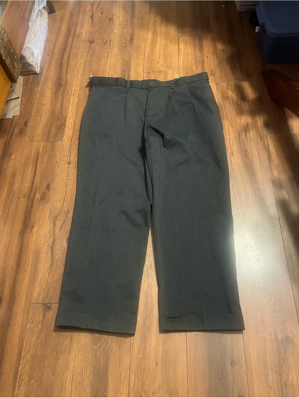 Dockers Men's Flat Front Black Dress Shorts NWT